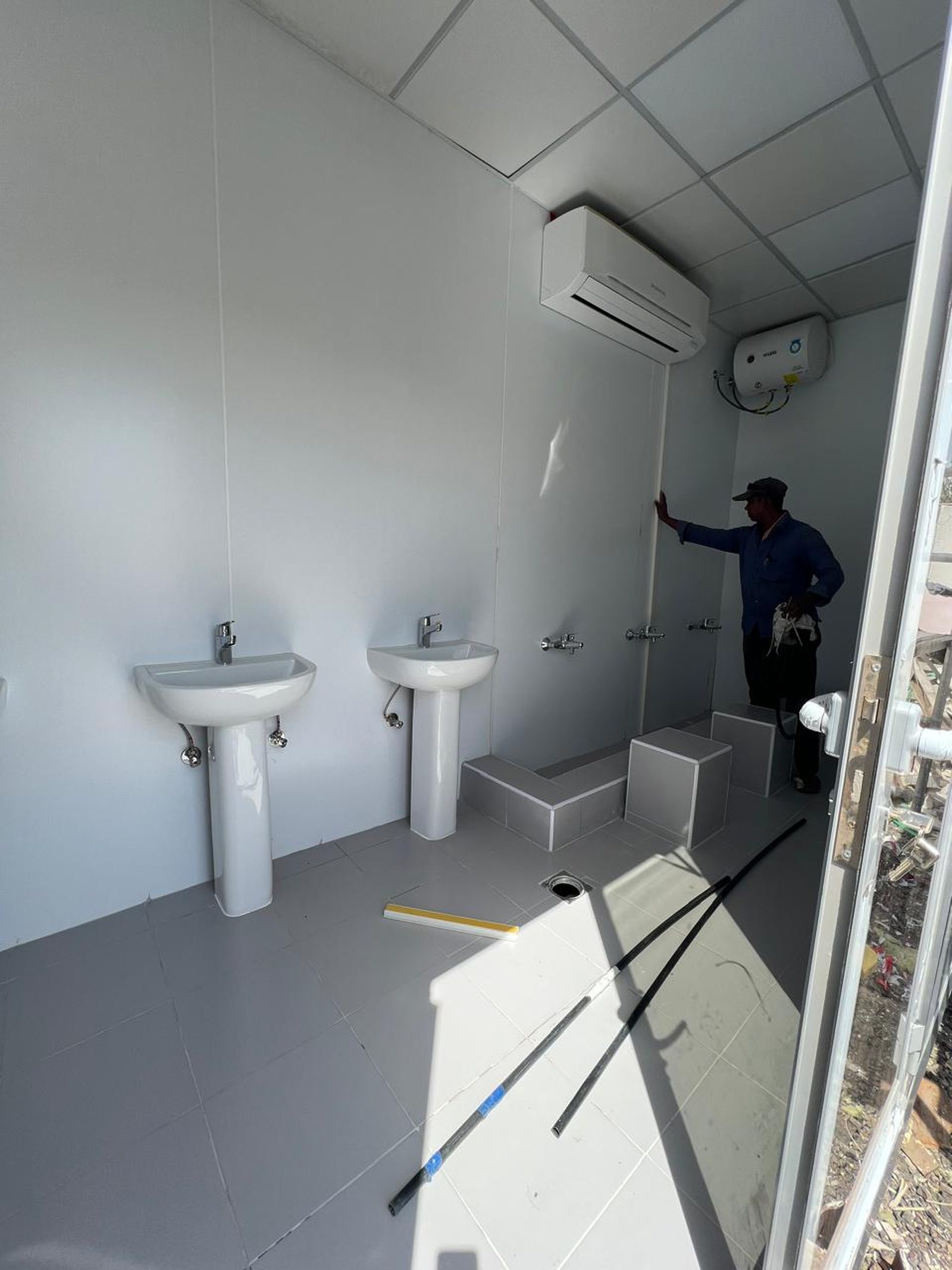 Premium Toilet Cabin Interior